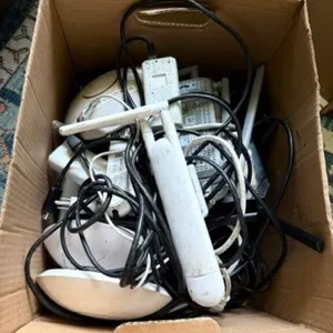 Box of Asst. Routers & Internet Hardware