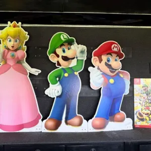 Super Mario Party Cutouts - Mario, Luigi & Peach