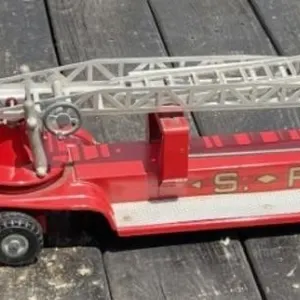 Structo Fire Ladder Truck & Trailer