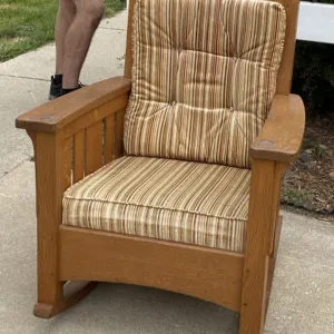 Mission Style Oak Rocker