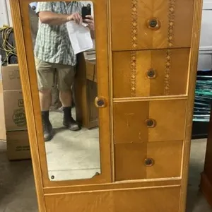 Cedar Lined Chifforobe w/ Mirror