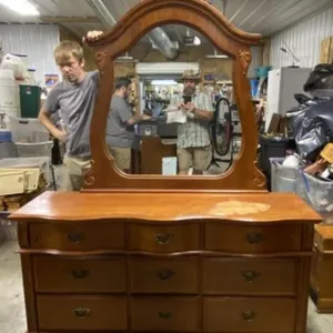 Low Boy Dresser w/ Mirror