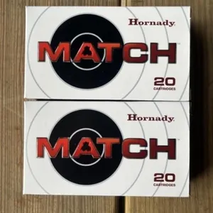40 rnds Hornady Match 6mm Creedmoor Ammo