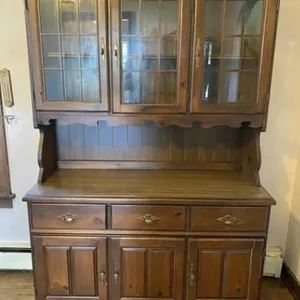 2 pc Step Back China Cabinet