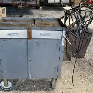 Rolling Tool Cart with Air Hose