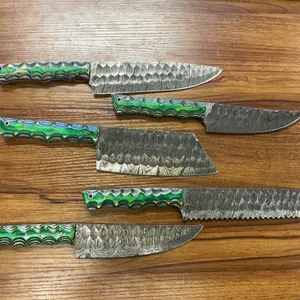 5 Pc Hand Forged Kitchen Knife Set