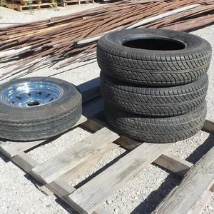 Trailer Tires & Chrome Wheel Lot