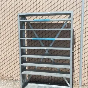 Galvanized Steel 7-Shelf Storage Rack