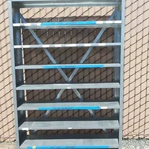 Galvanized Steel 7-Shelf Storage Rack