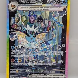 2025 Pokemon Prismatic Evolutions Vaporeon ex #149