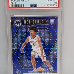 2024 Mosaic Jaylen Wells Blue 154/199 (RC) PSA 10