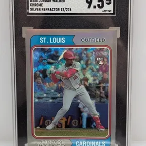 2023 Topps Heritage Ch Ref Walker RC /274 SGC 9.5