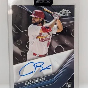 2023 Topps Chrome Black Alec Burleson Auto Sealed
