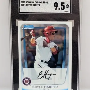 2011 Bowman Chrome Prospect Bryce Harper SGC 9.5 1