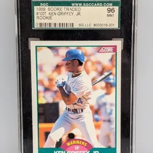 1989 Ken Griffey Jr. Score Traded RC #100t SGC 96