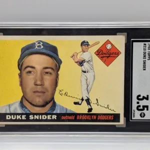 1955 Topps SGC 3.5 #210 Duke Snider HOF Dodgers