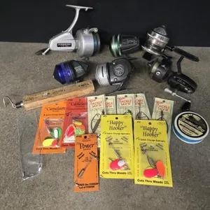 Fishing reels and lures