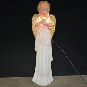 Angel blow mold 33" (bottom of horn is missing)