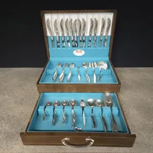 Rogers Bros Leilani silverplate cutlery set with