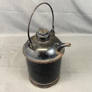 Antique Embossed CNR Oil Can