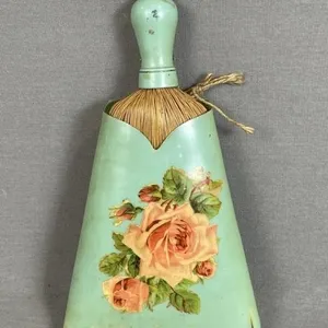 Vintage Wall Mount Kitchen Whisk Broom w Holder