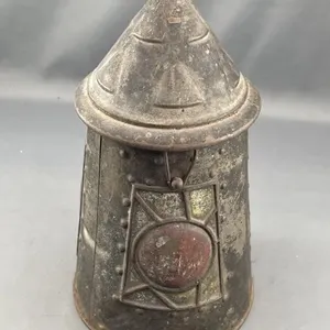 Antique Huntley & Palmers Lantern Biscuit Tin