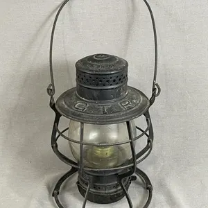 Antique Grand Trunk Railway Lantern