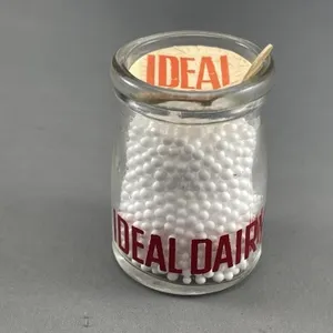 Antique IDEAL DAIRY Miniature Cream Bottle