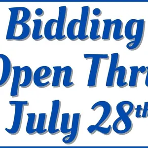 Bid Now Thru July 28
