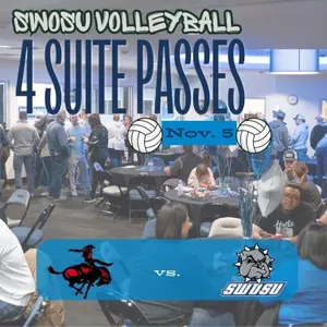 4 SWOSU Volleyball Suite Seats v. NWOSU