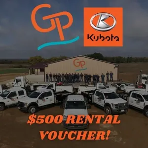 $500 Great Plains Kubota Equipment Rental
