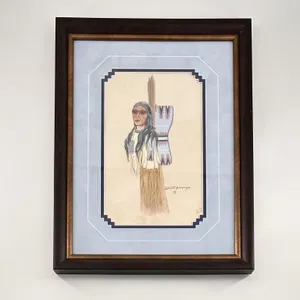 Original Gouache Painting by Doc Tate Nevaquaya