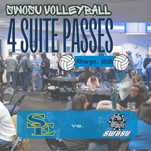 4 SWOSU Volleyball Suite Seats v. SE