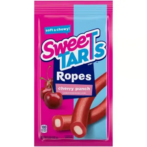 New (141g x2) 2pk SweetTARTS Ropes Cherry Punch...