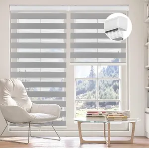 $53 KELIXU Cordless Zebra Blinds with Valance