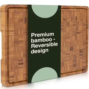 NEW $88 (42x30cm) Bamboo Cutting Board