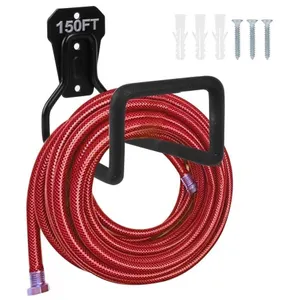 NEW  Metal Garden Hose Holder Wall Mount