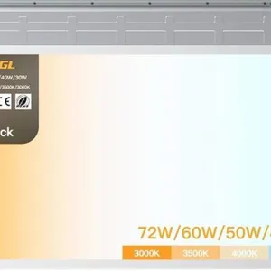 $190 LED 2x4 Flat Panel Light, Drop Ceiling Lights
