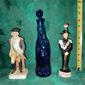 Three Figurine and Bottle Lot