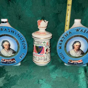 Trio of Beam Decanters