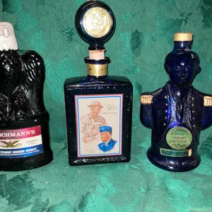 Three Whiskey Decanters