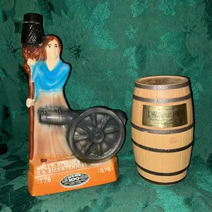 Ceramic Whiskey Decanters Set