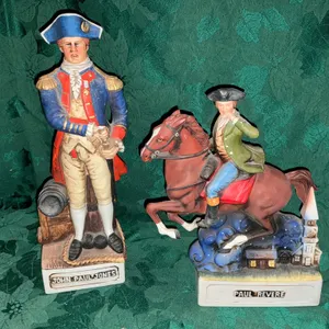 Americana Porcelain whiskey decanters