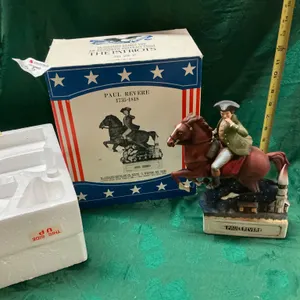 Paul Revere whiskey decanter
