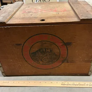 Adolph Coors Wood Crate