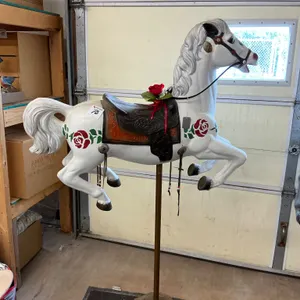 Painted Carousel Horse