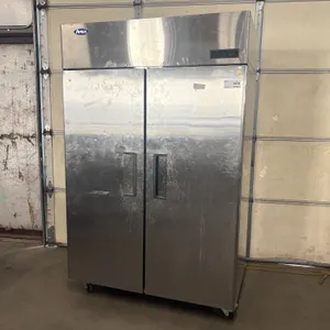 Atosa MBF8002GR Two-Door Reach-In Freezer with Casters