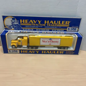 K-Line Electric Trains Heavy Hauler Die-Cast Tractor Trailer Kroger Nice’n Cheesy Model NIB 8511 Yel