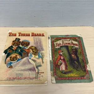 1911 Sam Gabriel 'The Three Bears' Illustrated by A.E. Kennedy and Mary Bell's Series 'Little Red Ri