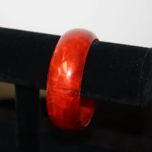 Red Bakelite Bangle